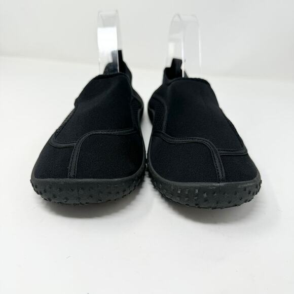 Fantiny Black Mesh Fabric Hook and Loop Closure Water Shoes Women's Size 38 US 8 - Picture 6 of 12